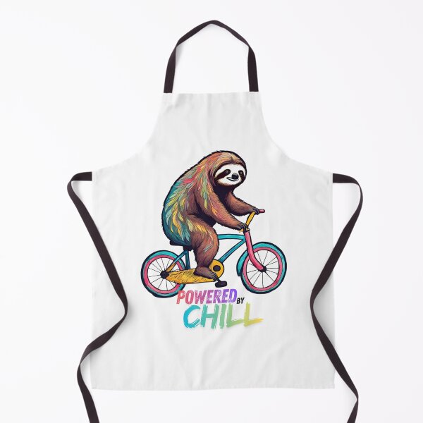 Item preview, Sloth on the bicycle designed and sold by WhimsyBeast.