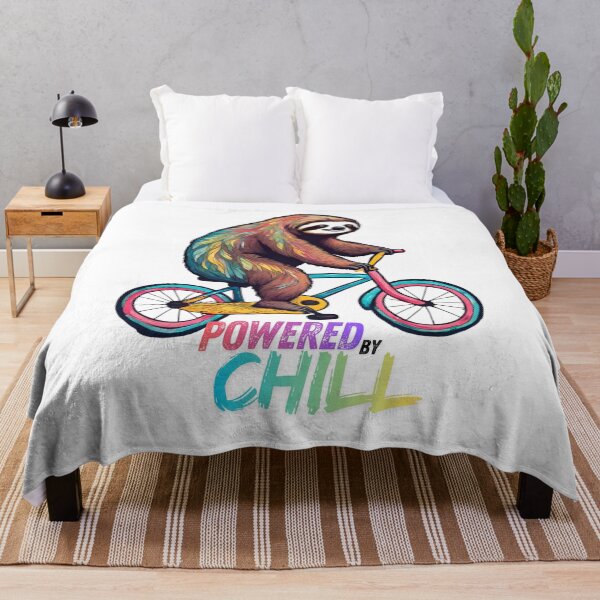 Item preview, Sloth on the bicycle designed and sold by WhimsyBeast.