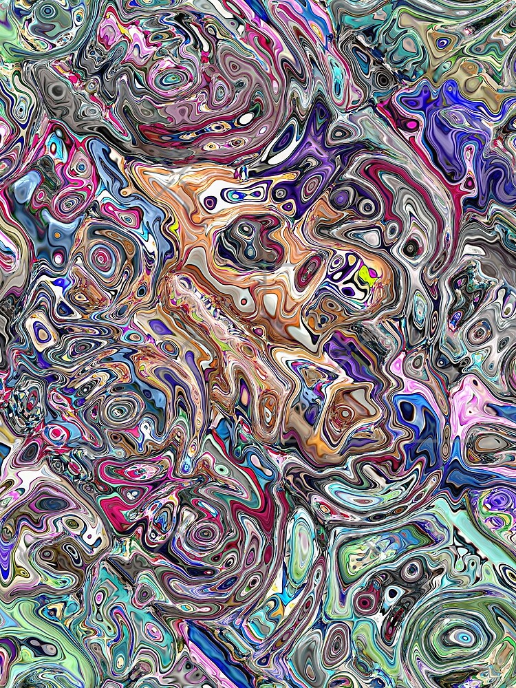 Abstract Melted Colors by perkinsdesigns