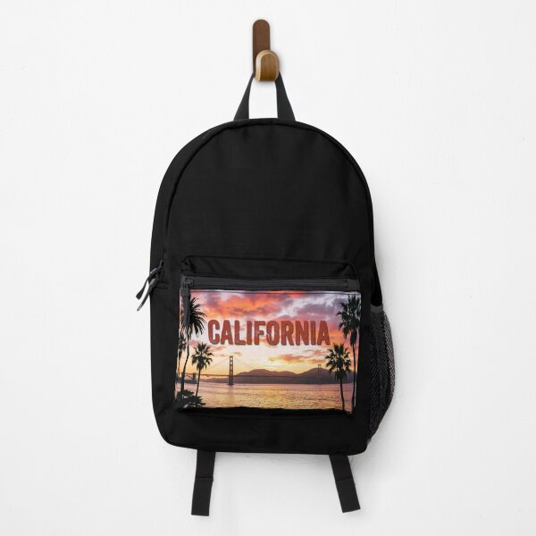 Item preview, *Golden Gate Sunset with Distressed CALIFORNIA Text - West Coast Vibes* designed and sold by Petringo.
