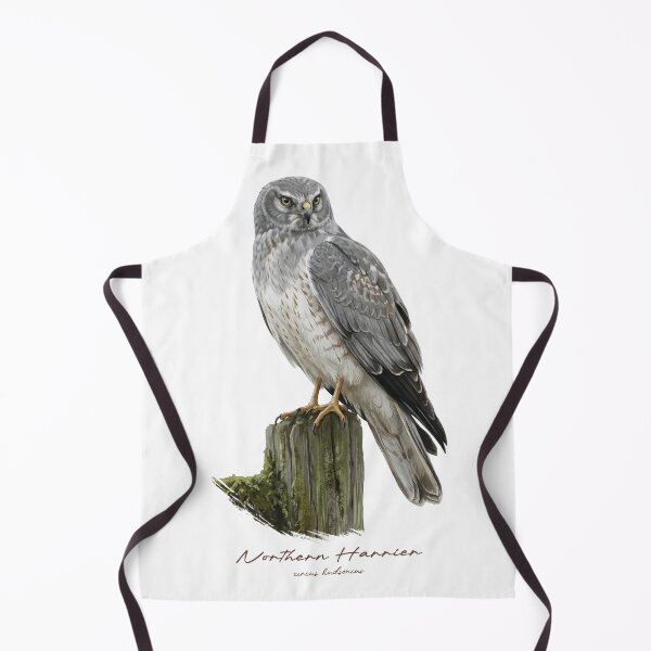 Item preview, Northern Harrier on Mossy Wooden Fence designed and sold by Takeda-art.