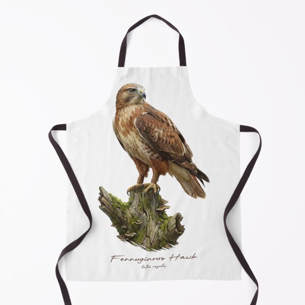 Item preview, Ferruginous Hawk on Mossy Stump designed and sold by Takeda-art.