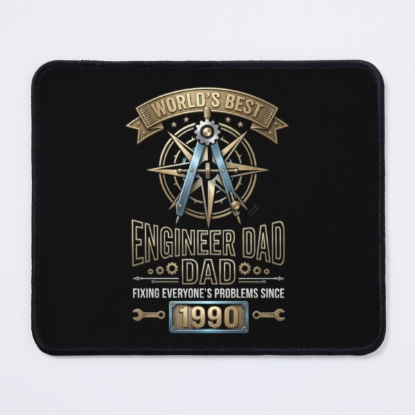 Item preview, World's Best Engineer Dad Vintage Father's Day 1990 Gift designed and sold by WildPeak Threads.