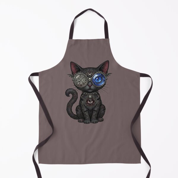 Item preview, Occult Eyed Gothic Cat Mystic Familiar designed and sold by MegaNovaArt.