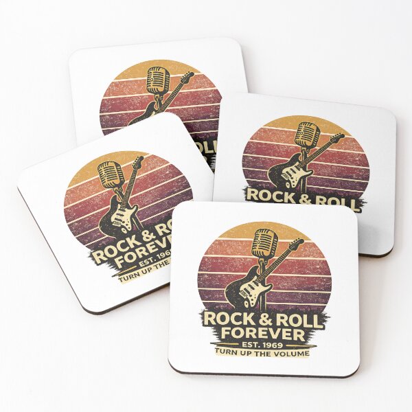 Item preview, Rock & Roll Forever Retro Music Tee designed and sold by Epic Wear Store.