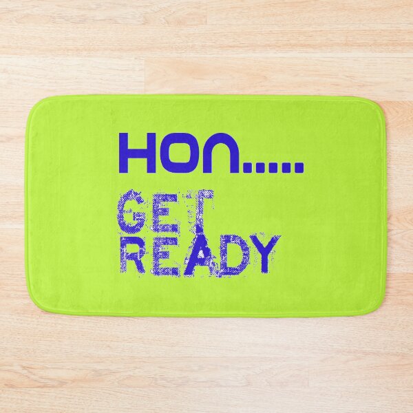 Item preview, Hon... Get Ready - Blue Grunge Retro Typography Design designed and sold by zohocreations.