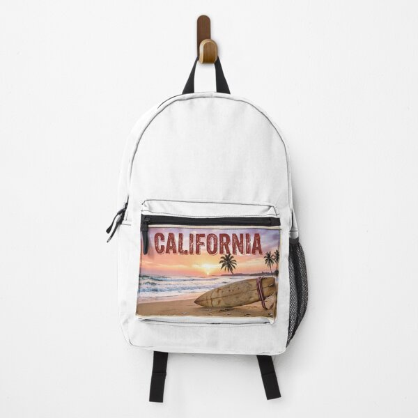 Item preview, *Vintage CALIFORNIA Beach Sunset with Surfboard - Surf Culture Design* designed and sold by Petringo.