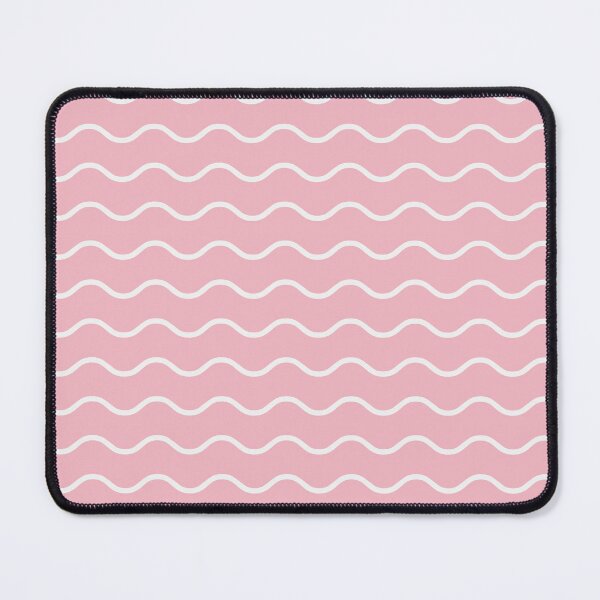 Item preview, Blush And White Waves Pattern designed and sold by pattern-archive.