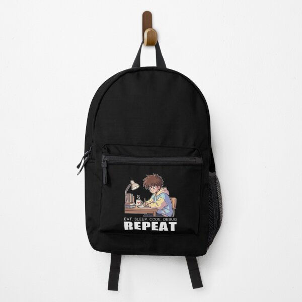 Item preview, Retro Lofi Developer - Eat Sleep Code Debug Repeat - 90s Aesthetic Coder designed and sold by Osmose-Studio.