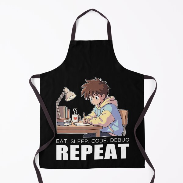 Item preview, Retro Lofi Developer - Eat Sleep Code Debug Repeat - 90s Aesthetic Coder designed and sold by Osmose-Studio ⭐⭐⭐⭐⭐.