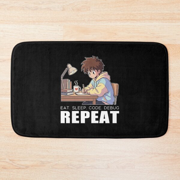 Item preview, Retro Lofi Developer - Eat Sleep Code Debug Repeat - 90s Aesthetic Coder designed and sold by Osmose-Studio ⭐⭐⭐⭐⭐.