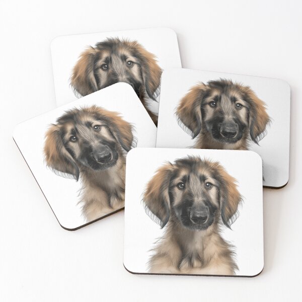 Item preview, Adorable Afghan Hound puppy for Cute Kabul Hound puppy lovers designed and sold by LazyOwlStore.
