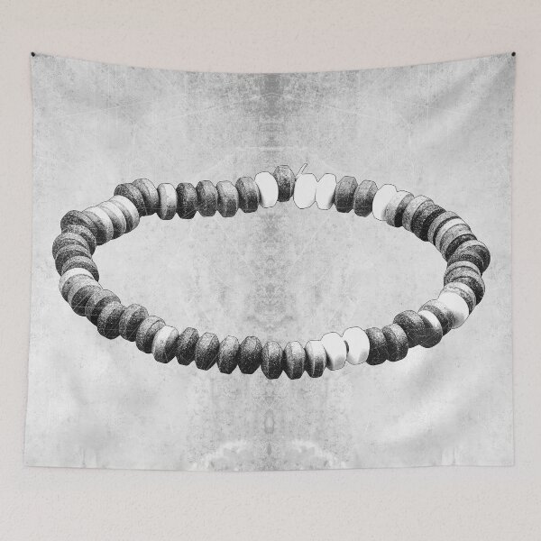 Item preview, Retro Candy Bead Necklace Dark Nostalgia Art designed and sold by Ghoul Enterprises.