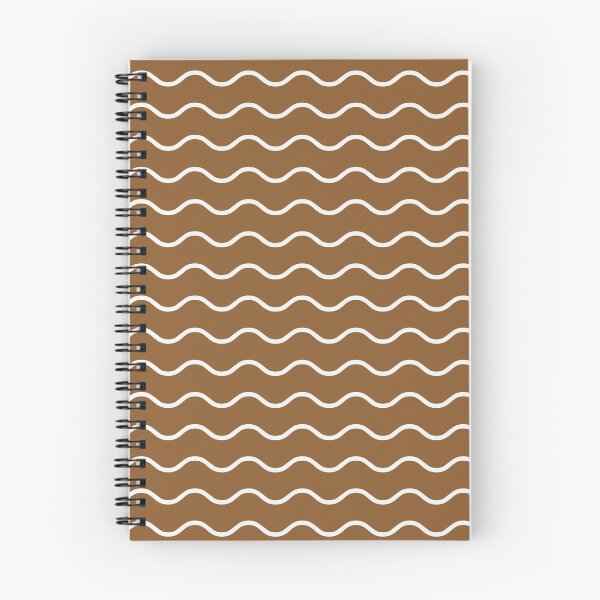 Item preview, Bronze And White Waves Pattern designed and sold by pattern-archive.