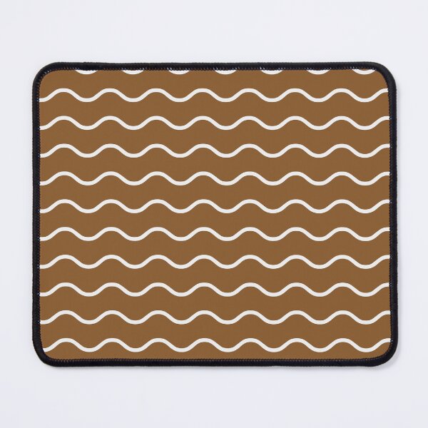 Item preview, Bronze And White Waves Pattern designed and sold by pattern-archive.