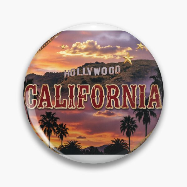 Item preview, *Hollywood Sunset CALIFORNIA with Film Reel and Stars - Vintage Movie Design* designed and sold by Petringo.