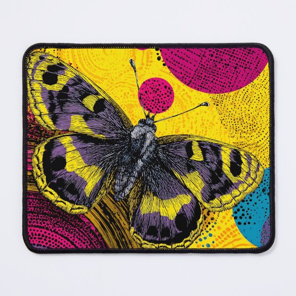 Item preview, Colorful Butterfly Pop Art, Teal Purple Yellow Abstract Wings Art designed and sold by daila70.