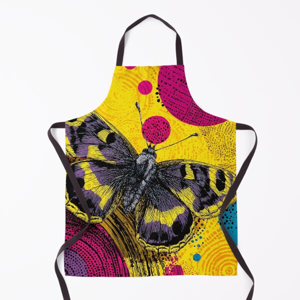 Item preview, Colorful Butterfly Pop Art, Teal Purple Yellow Abstract Wings Art designed and sold by daila70.