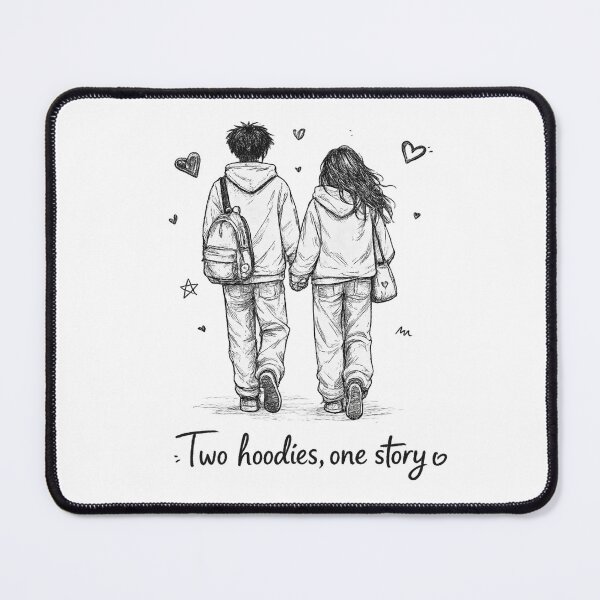 Item preview, Two Hoodies, One Story designed and sold by IrynaLineArt.