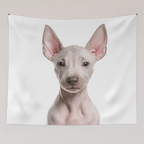 Item preview, Adorable American Hairless Terrier Puppy for Cute AHT puppy lovers designed and sold by LazyOwlStore.