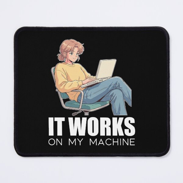 Artikelvorschau, Retro Lofi Coder – Es funktioniert auf meinem Rechner – Anime-Programmierkunst der 90er. entworfen und verkauft von Osmose-Studio.