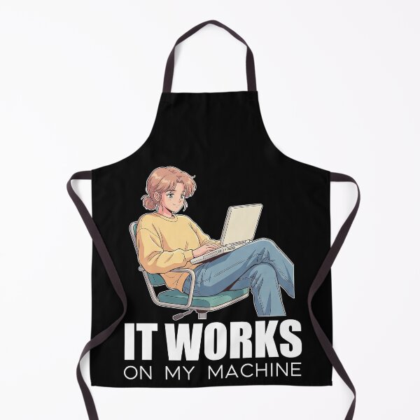 Item preview, Retro Lofi Coder - It Works On My Machine - 90s Anime Programming Art designed and sold by Osmose-Studio.