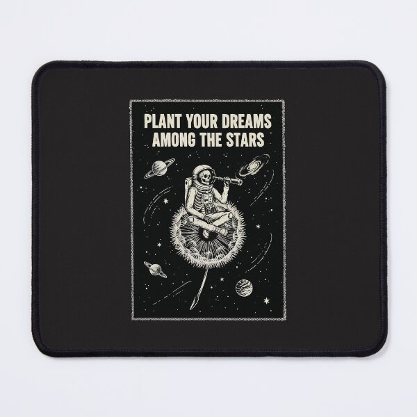 Item preview, "Plant Your Dreams Among The Stars" Astronaut Space Surrealism designed and sold by Cipher & Soul.
