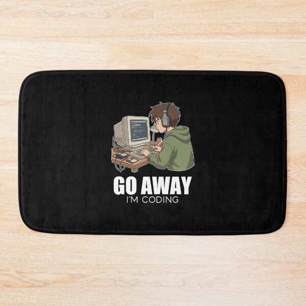 Item preview, Retro Lofi Developer - Go Away I'm Coding - 90s Aesthetic Tech Art designed and sold by Osmose-Studio.