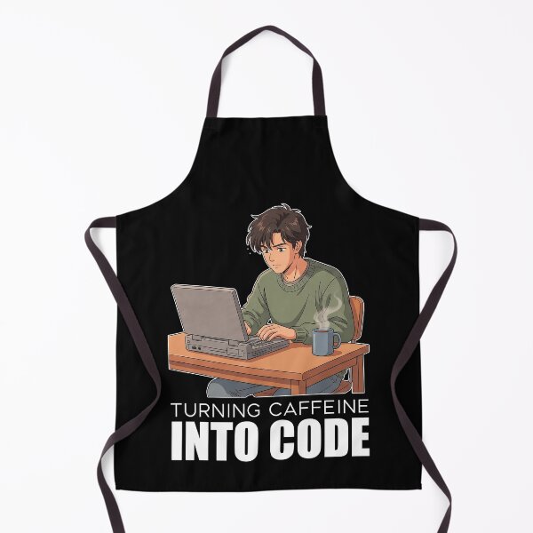 Item preview, Retro Lofi Coder - Turning Caffeine Into Code - 90s Coffee Aesthetic designed and sold by Osmose-Studio.