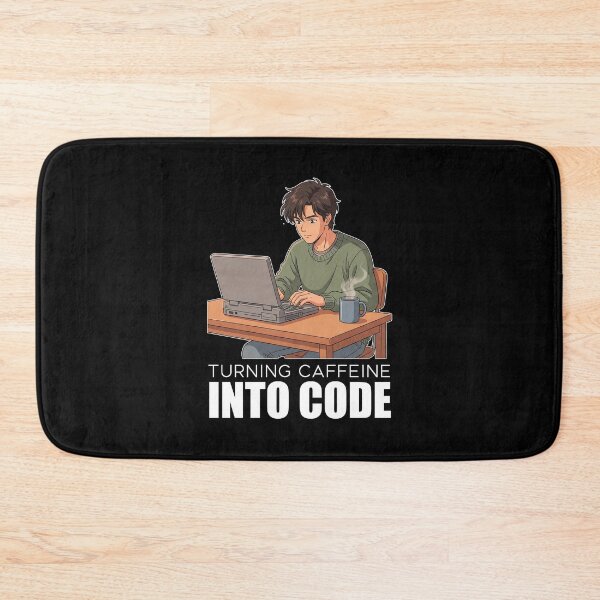Item preview, Retro Lofi Coder - Turning Caffeine Into Code - 90s Coffee Aesthetic designed and sold by Osmose-Studio.