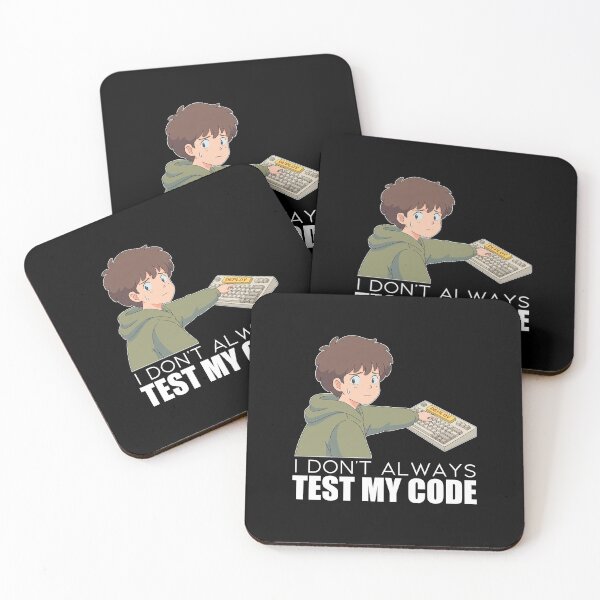 Item preview, Retro Lofi Software Engineer - I Dont Always Test My Code - 90s Humor Art designed and sold by Osmose-Studio ⭐⭐⭐⭐⭐.
