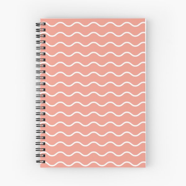Item preview, Coral And White Waves Pattern designed and sold by pattern-archive.