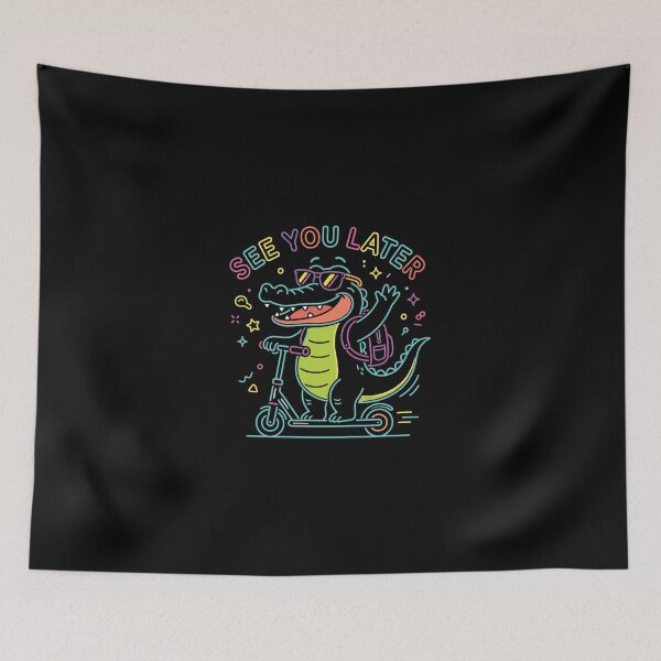 Item preview, See You Later Neon Alligator Cute Later Gator Last Day of School designed and sold by OndaLifeCo.