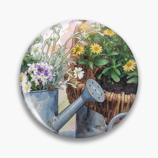 Item preview, Gardening in Watercolor designed and sold by tomorrowsart.