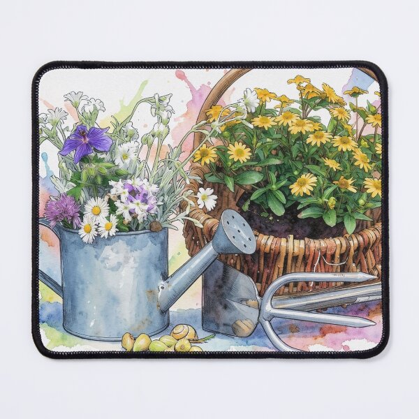 Item preview, Gardening in Watercolor designed and sold by tomorrowsart.