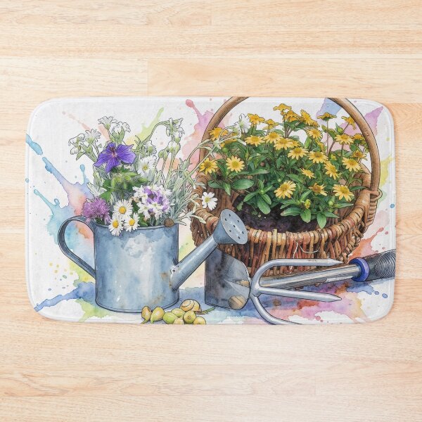 Item preview, Gardening in Watercolor designed and sold by tomorrowsart.