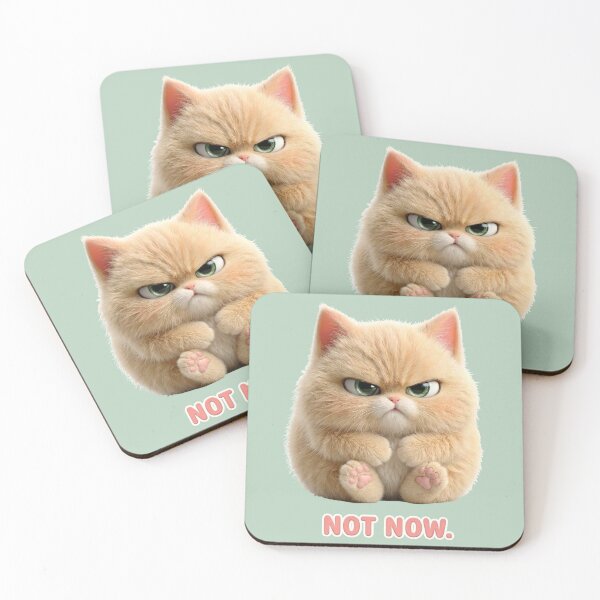 Item preview, Angry Kitty Not Now designed and sold by MegaNovaArt.