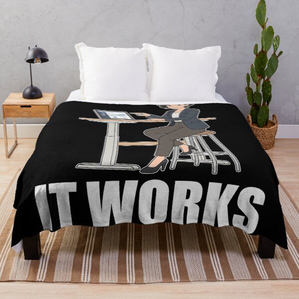 Item preview, Corporate Developer Humor - It Works On My Machine - Modern Tech Art designed and sold by Osmose-Studio.