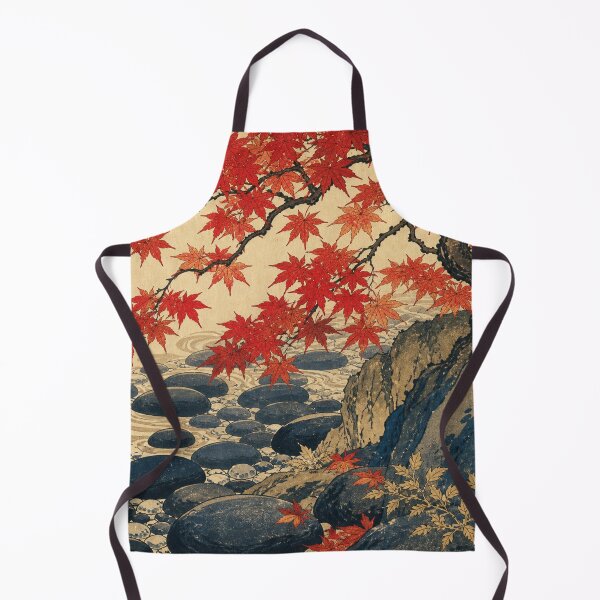 Item preview, Japanese Maple - Vintage Traditional Ukiyo-e Woodblock Print Style designed and sold by bapupa.