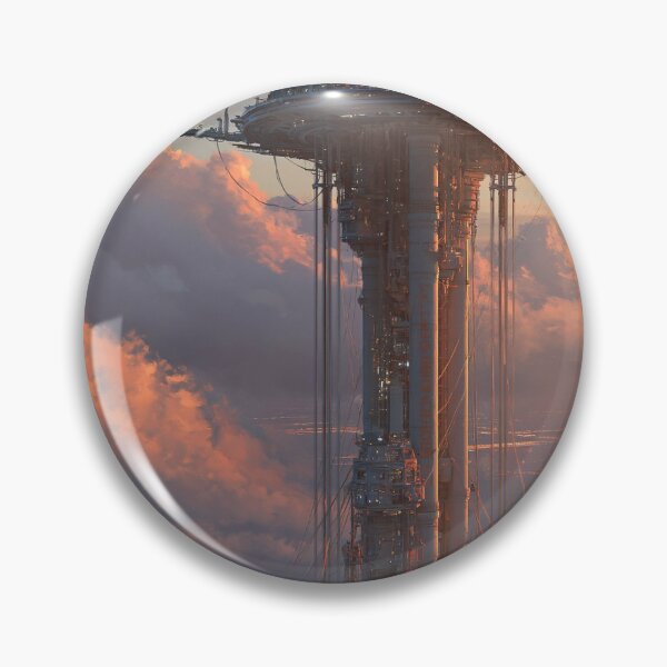 Item preview, Cyberpunk Sky Tower Sunset designed and sold by Visual Foundry.
