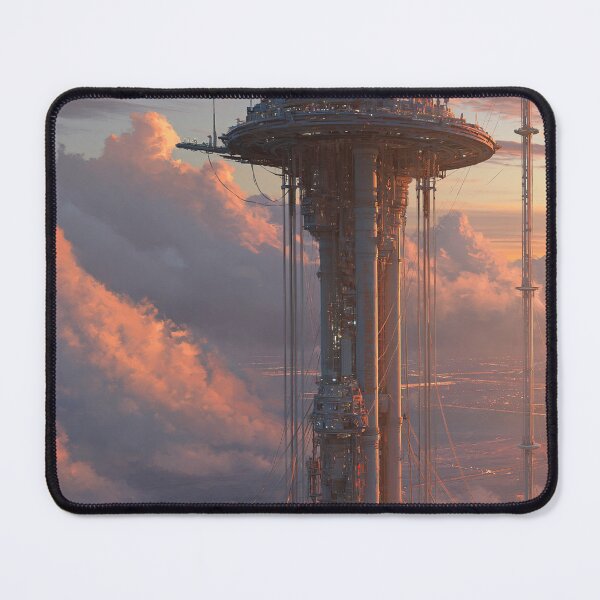 Item preview, Cyberpunk Sky Tower Sunset designed and sold by Visual Foundry.