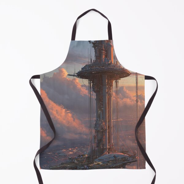 Item preview, Cyberpunk Sky Tower Sunset designed and sold by Visual Foundry.