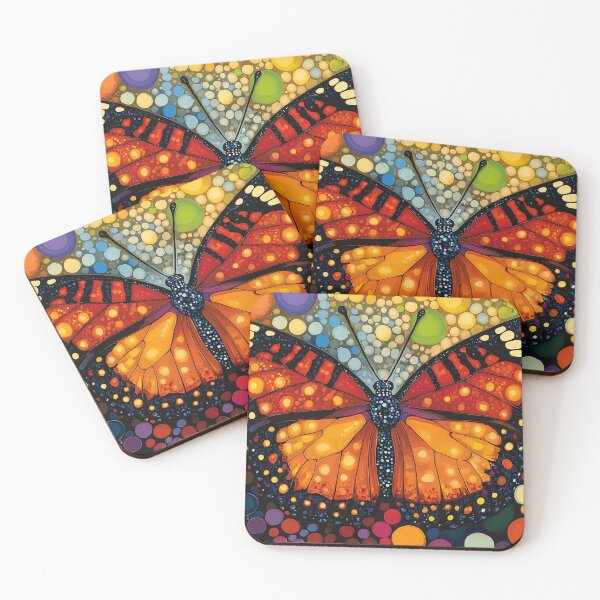 Item preview, Pop Art Butterfly, Bold Colorful Polka Dot Wings Illustration designed and sold by daila70.