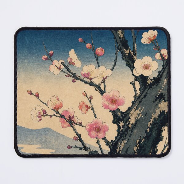 Item preview, Japanese Plum - Vintage Traditional Ukiyo-e Woodblock Print Style designed and sold by bapupa.
