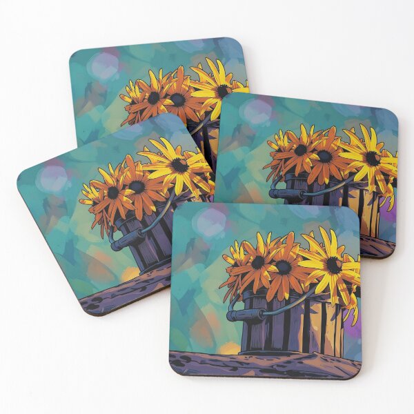 Item preview, Yellow Daisies in a Basket designed and sold by tomorrowsart.