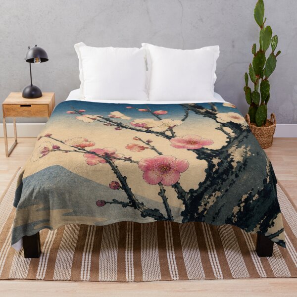 Item preview, Japanese Plum - Vintage Traditional Ukiyo-e Woodblock Print Style designed and sold by bapupa.