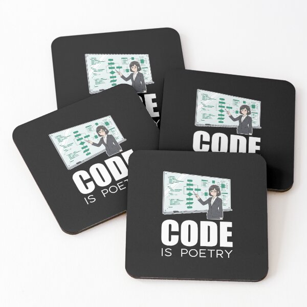 Item preview, Modern Tech Art - Code Is Poetry - Professional Anime Aesthetic designed and sold by Osmose-Studio ⭐⭐⭐⭐⭐.