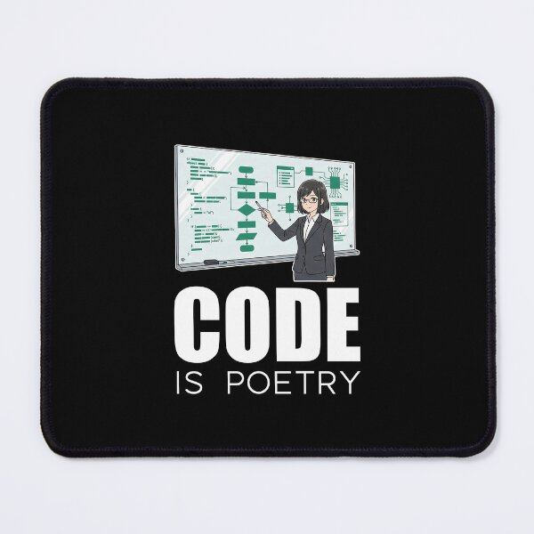 Artikelvorschau, Moderne Tech-Kunst – Code ist Poesie – Professionelle Anime-Ästhetik entworfen und verkauft von Osmose-Studio.