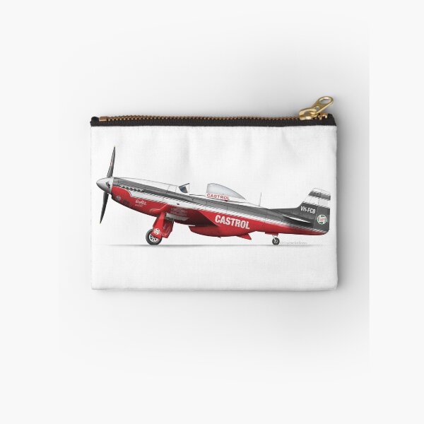 Item preview, NORTH AMERICAN AVIATION P-51 MUSTANG A68-192 VH-FCB CASTROL designed and sold by Grubby Fingers Aircraft Illustration.