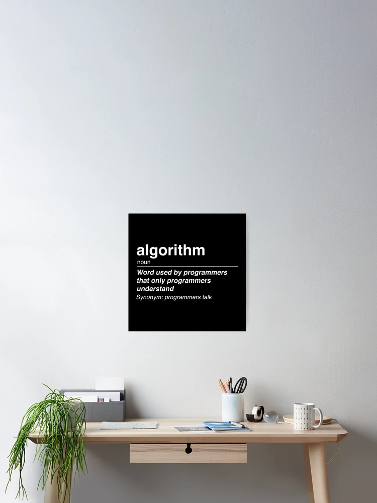 Thumbnail 2 of 3, Poster, Algorithm designed and sold by KeepOnCoding.